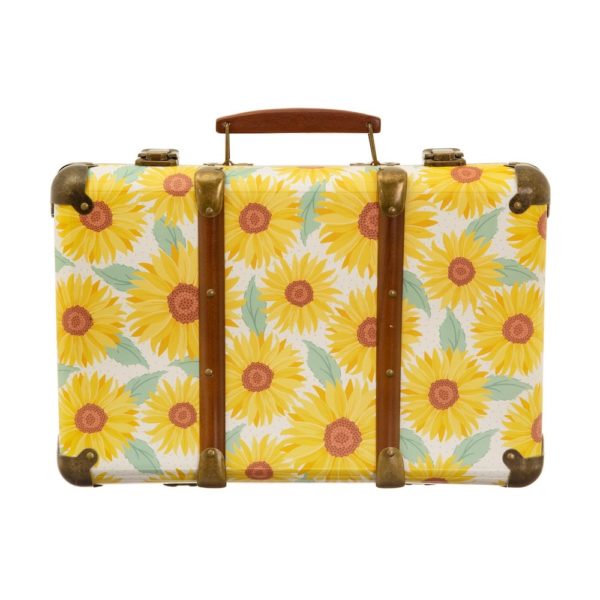 Sass & Bellen hauska keltainen matkalaukku sisustukseen ja ihanien aarteiden säilytykseen.