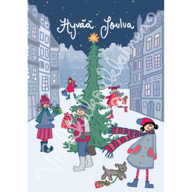 Magnetic-kortti "Hyvää Joulua!" 2023