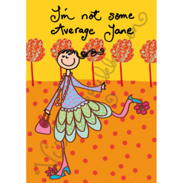 Postikortti "I’m not some Average Jane" 437