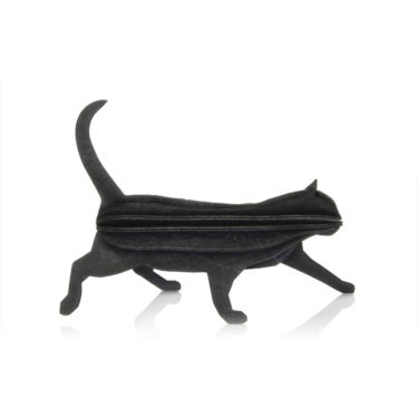 3D-palapelikortti musta kissa 12 cm