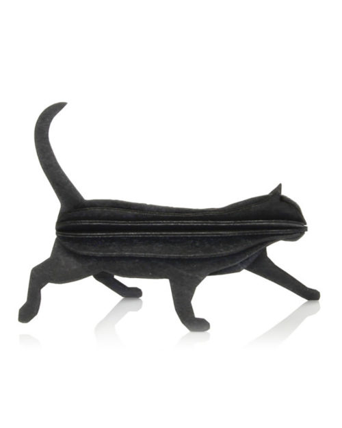 3D-palapelikortti musta kissa 12 cm