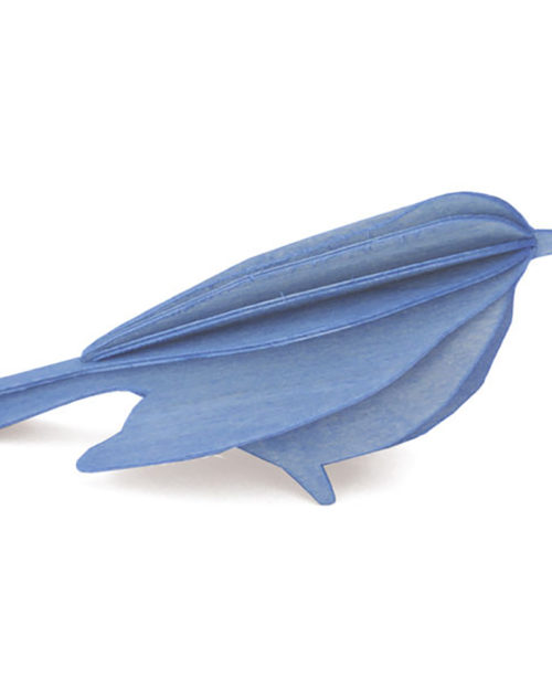 3D-palapelikortti sininen pikkulintu 12 cm
